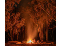 Camp fire.